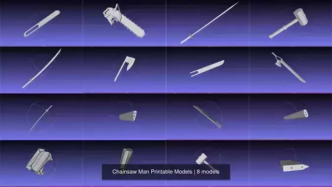 Chainsaw Man Printable Models