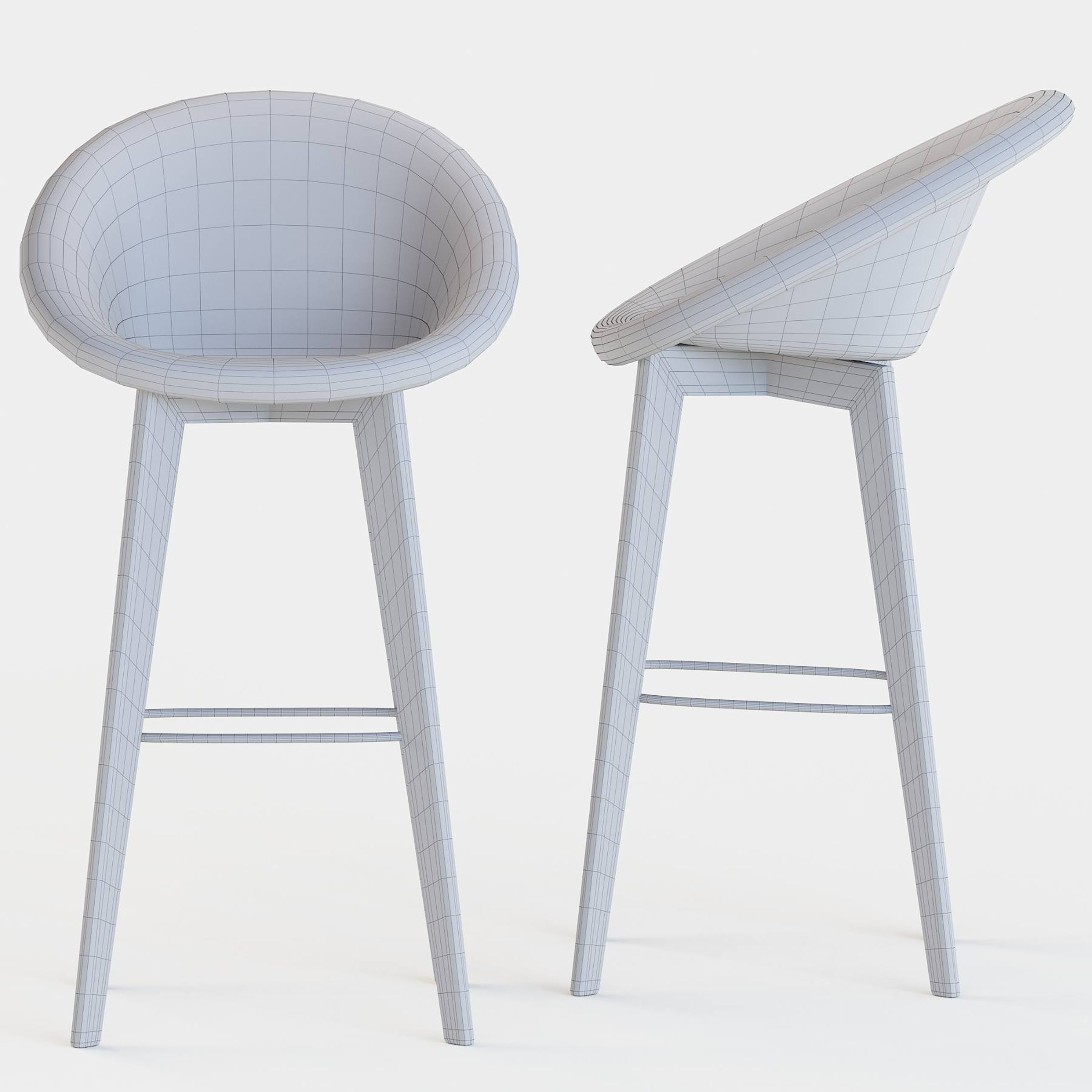 Bar Stool Vincent Sheppard 3D model_3