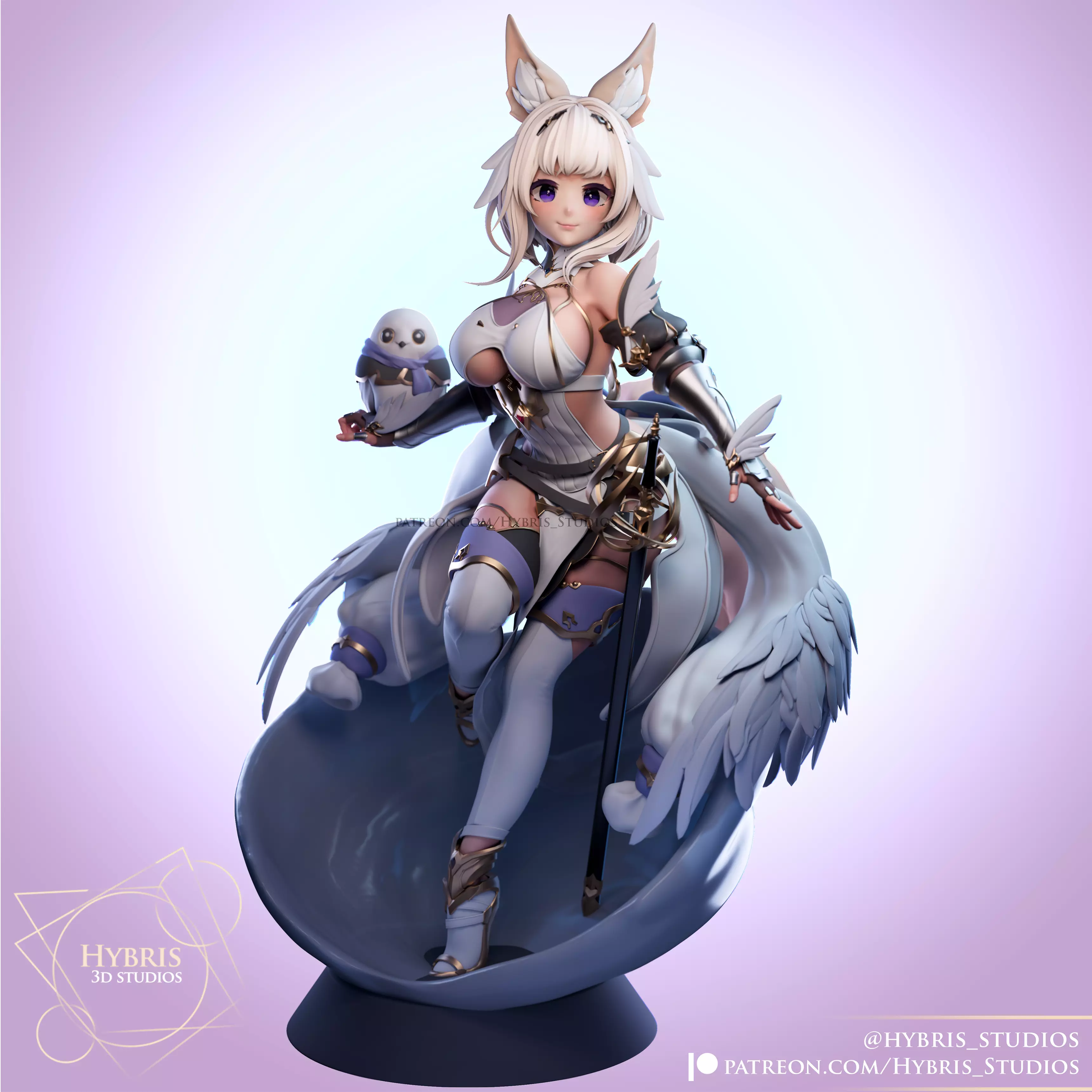 Misono Hibiki from SiriusProject 3D print model_0
