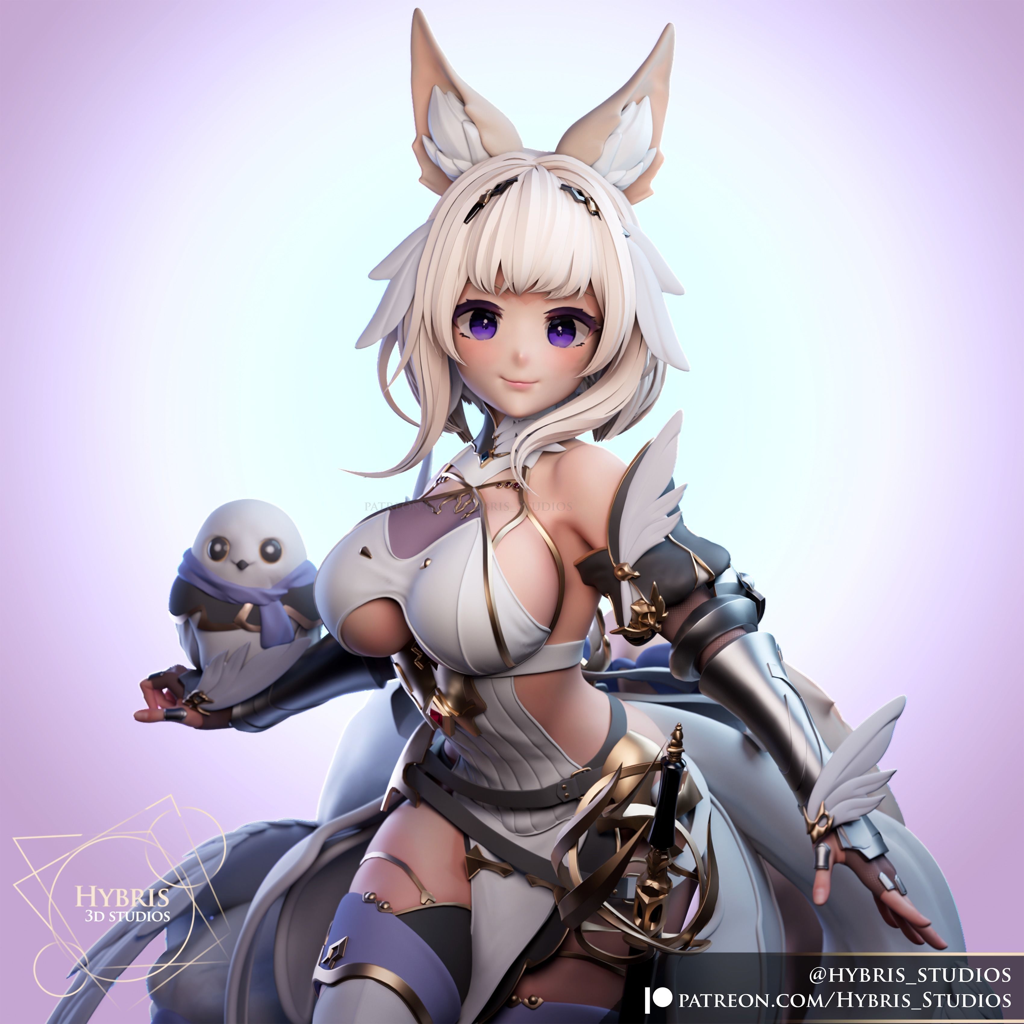 Misono Hibiki from SiriusProject 3D print model_1