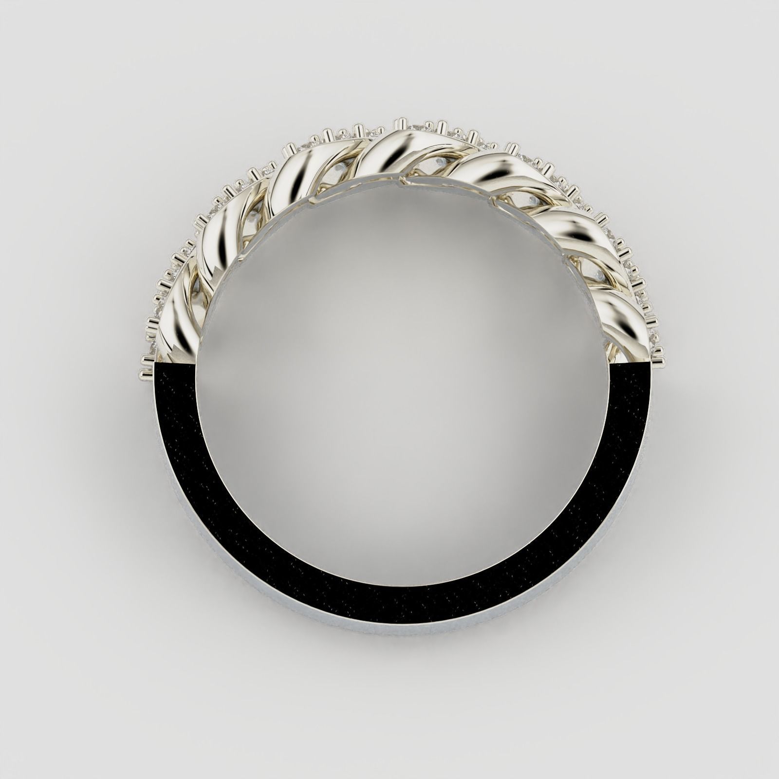Cuban Ring 3D print model_9