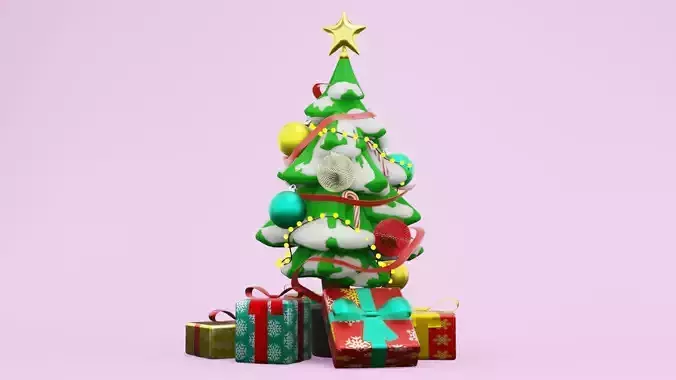 Christmas Tree 001 3D model