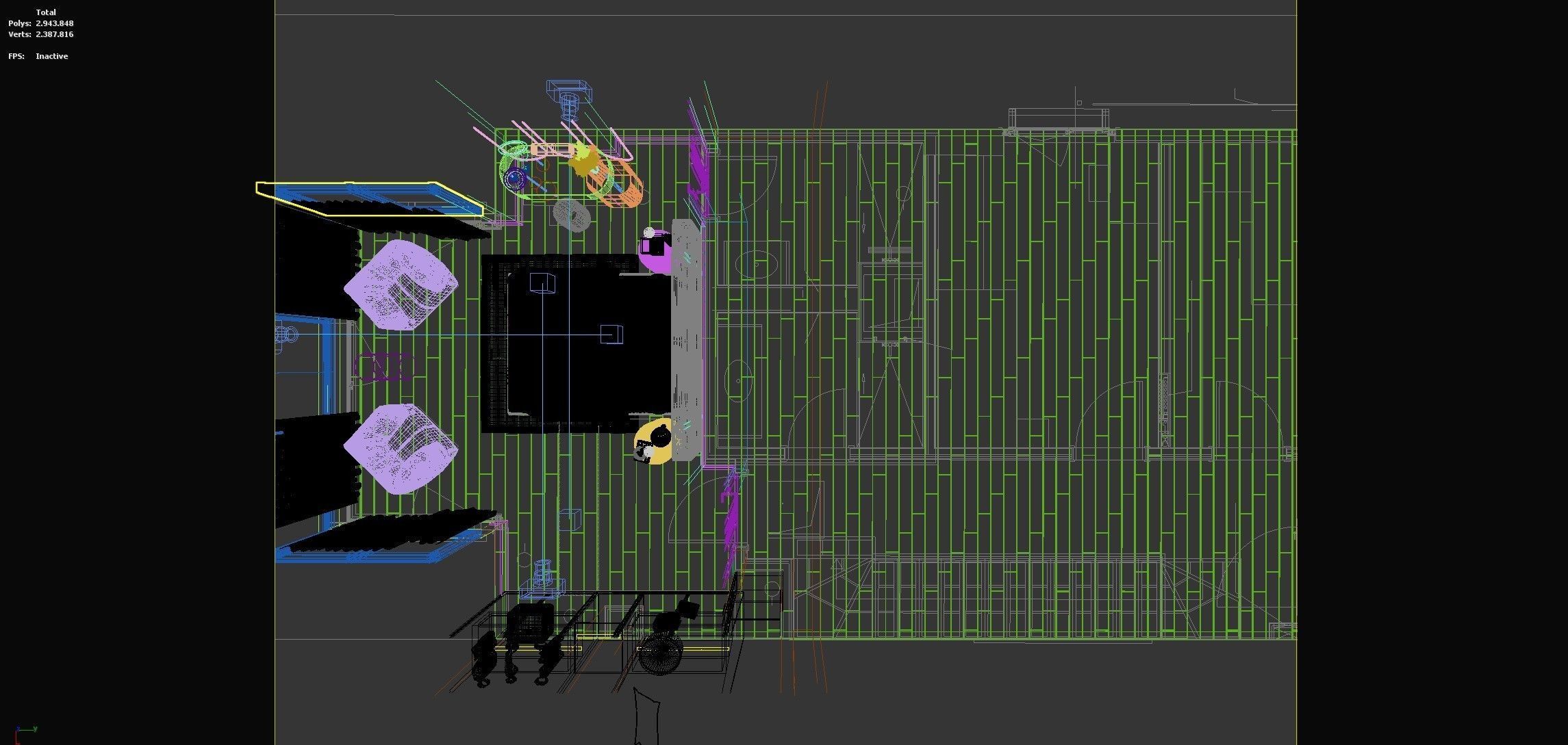 Master Bedroom Modern DV II FGM 3D model_3