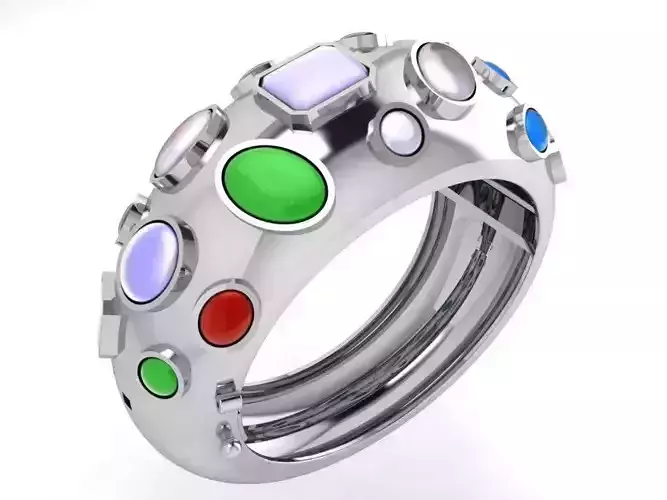 Colorful round ring 3470 3D print model