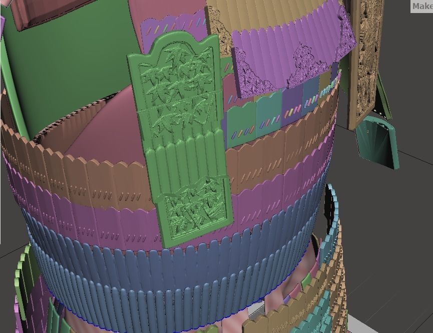 Lord Katsumoto Samurai Armor 3D print model_17