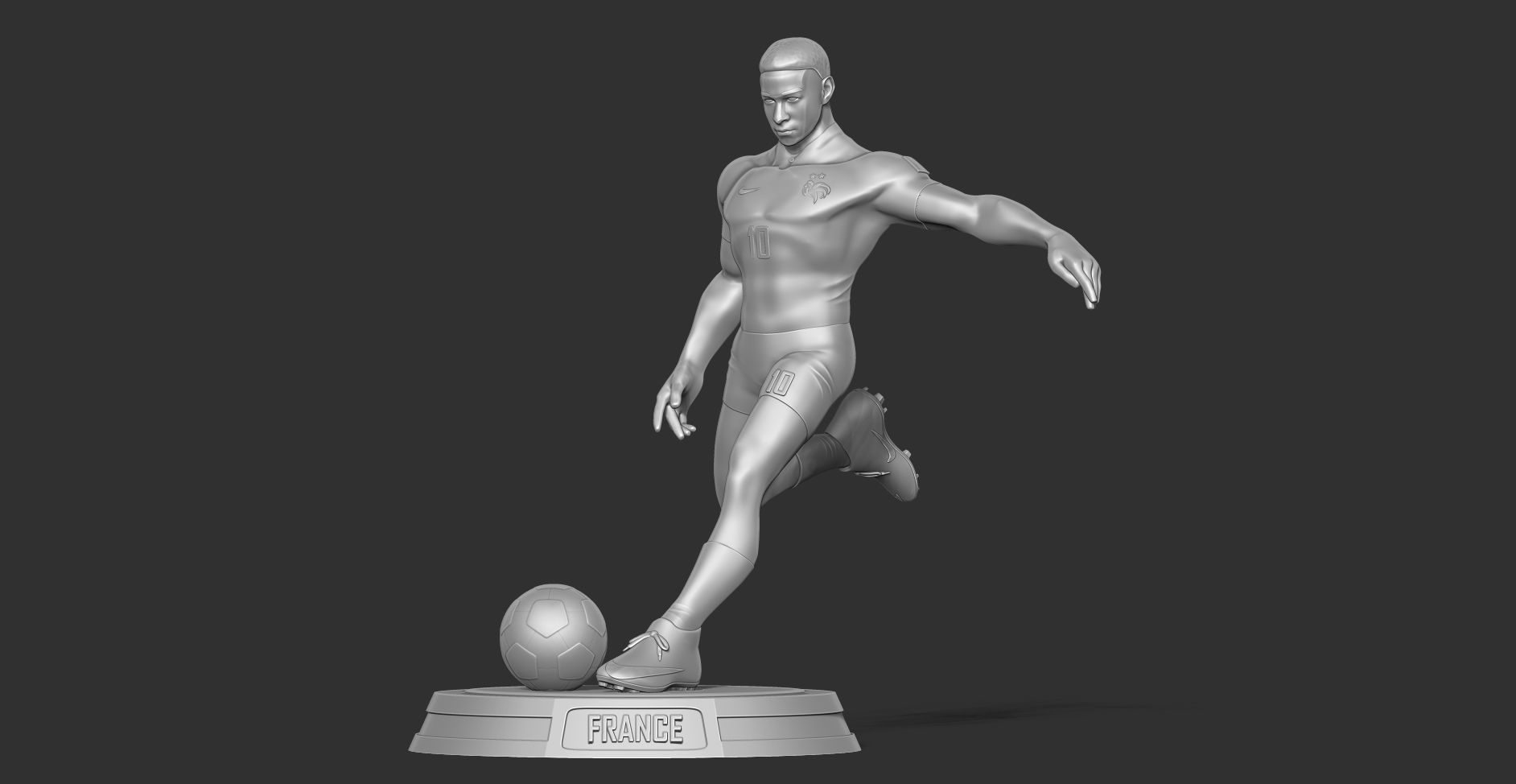 Kylian Mbappe 3D print model_11