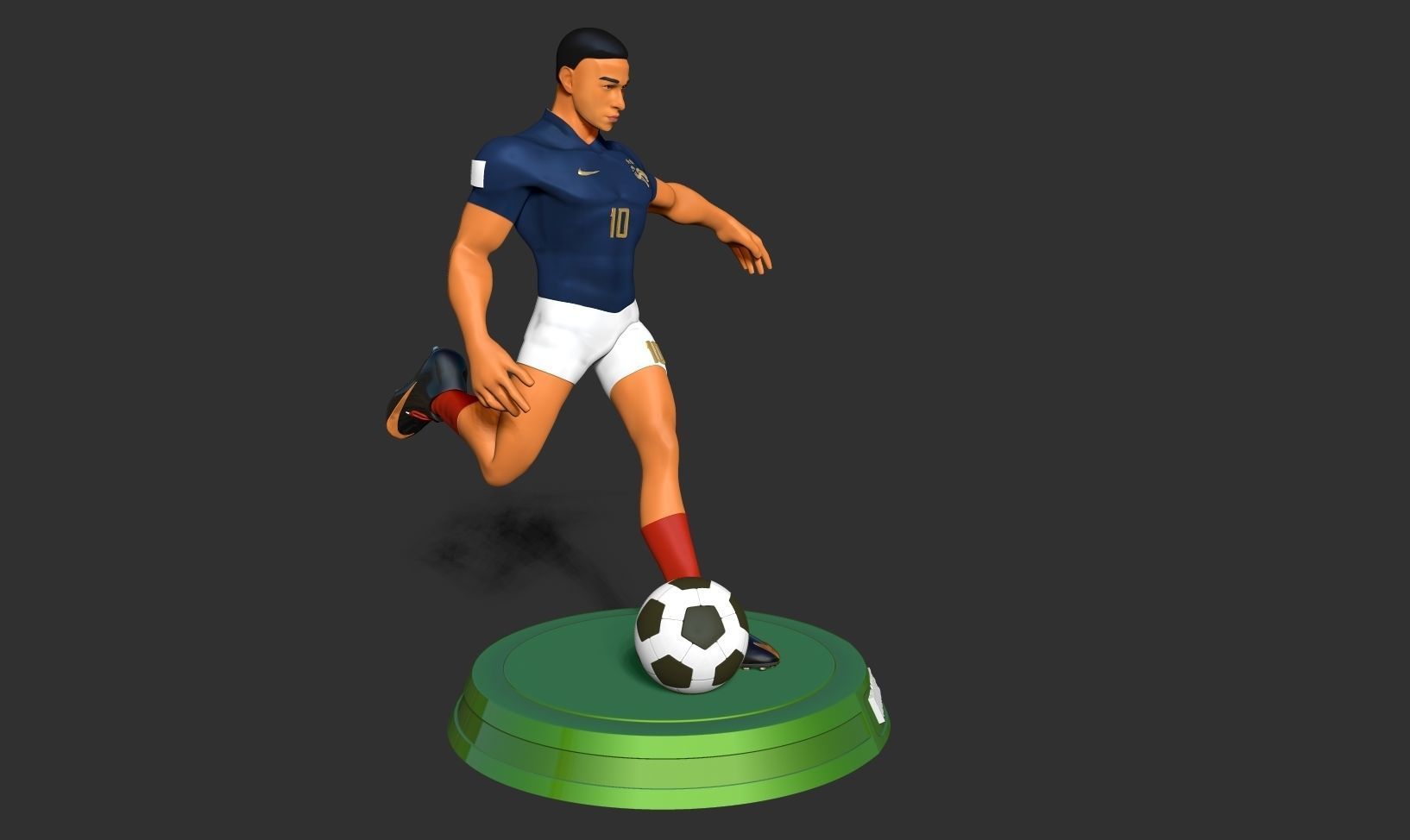 Kylian Mbappe 3D print model_16
