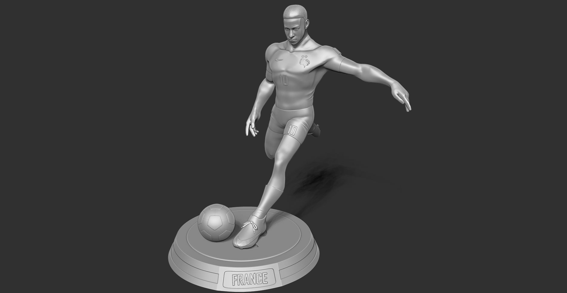 Kylian Mbappe 3D print model_15