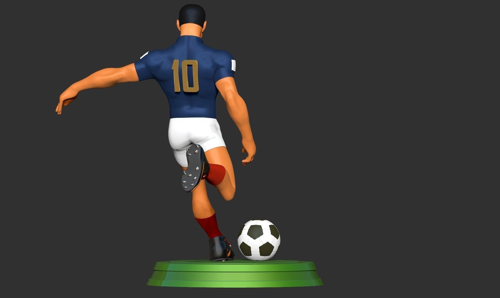 Kylian Mbappe 3D print model_6