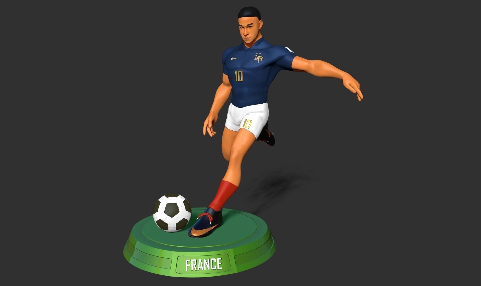 Kylian Mbappe 3D print model_14