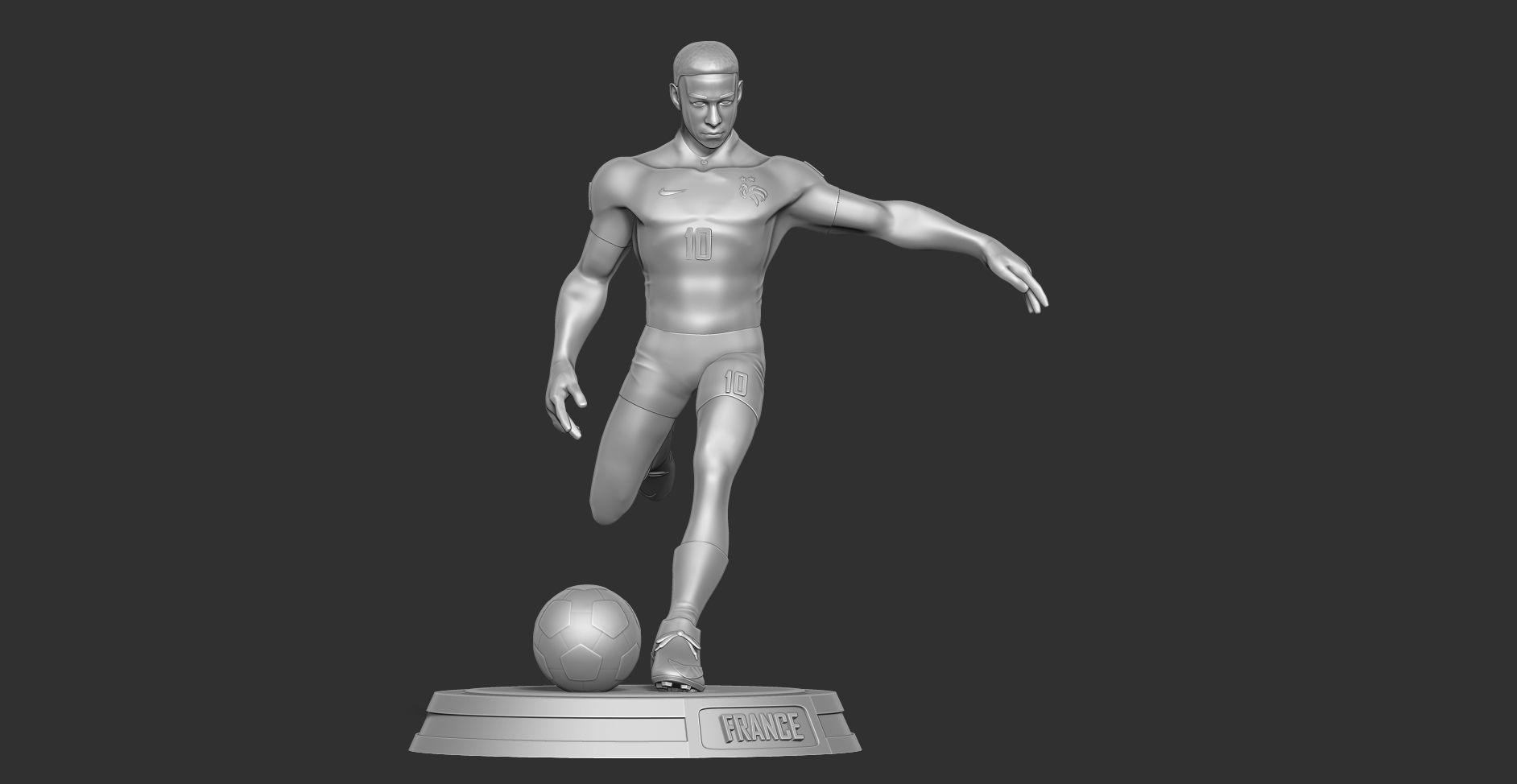 Kylian Mbappe 3D print model_9