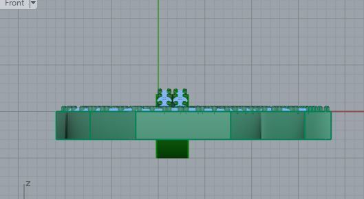 S and F letter pendant 3473 3D print model 3D print model_5