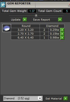 Round diamond ring 3475 3D print model 3D print model_8