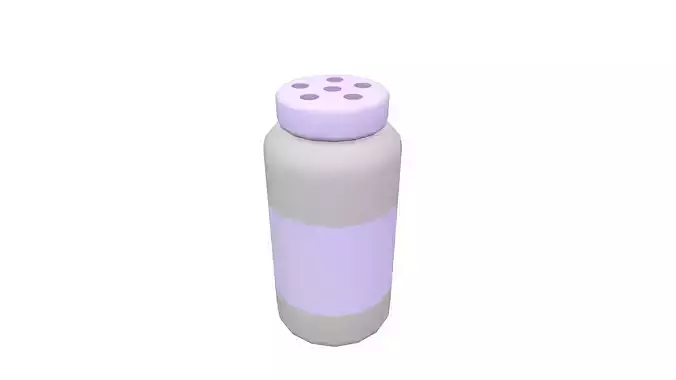 Baby Powder Low-poly 3D model