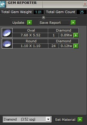 Nice blue stone diamond ring 3476 3D print model 3D print model_8