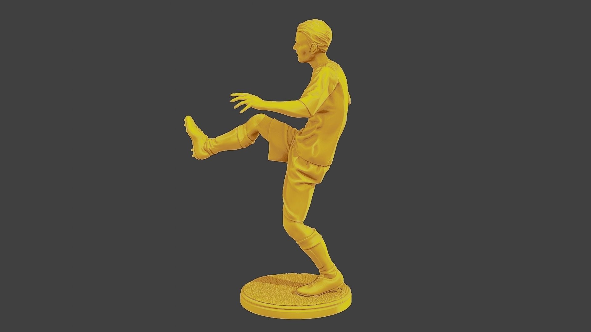 Soccer Player SP 009 3D print model_4