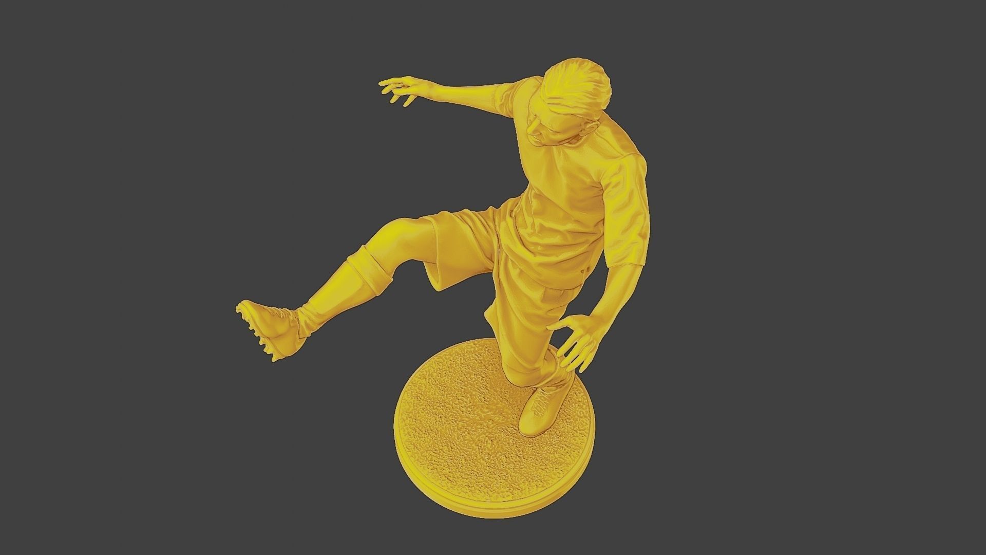Soccer Player SP 009 3D print model_15