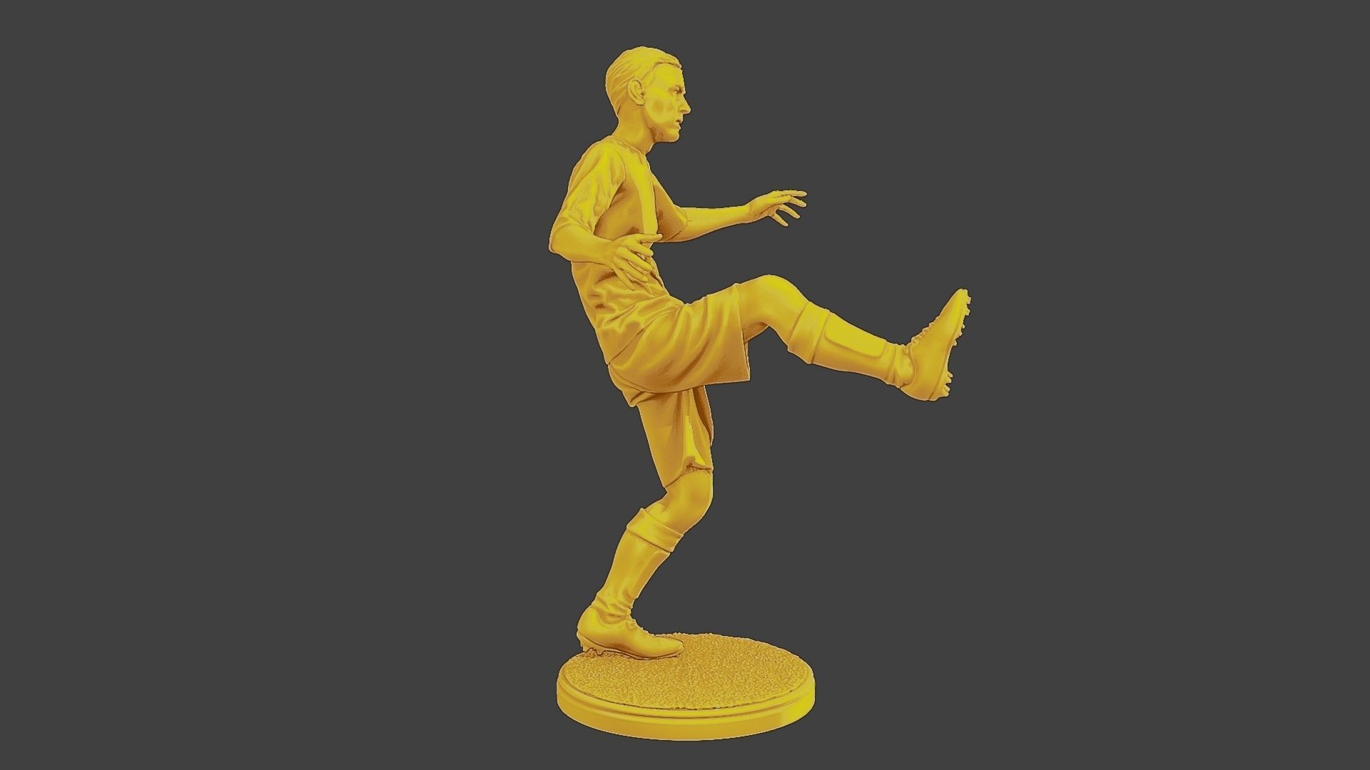 Soccer Player SP 009 3D print model_9