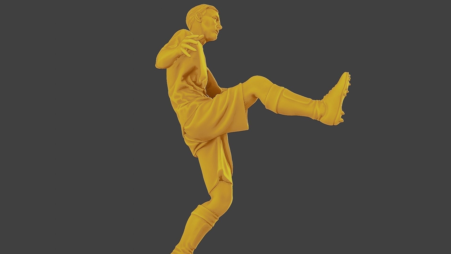 Soccer Player SP 009 3D print model_29