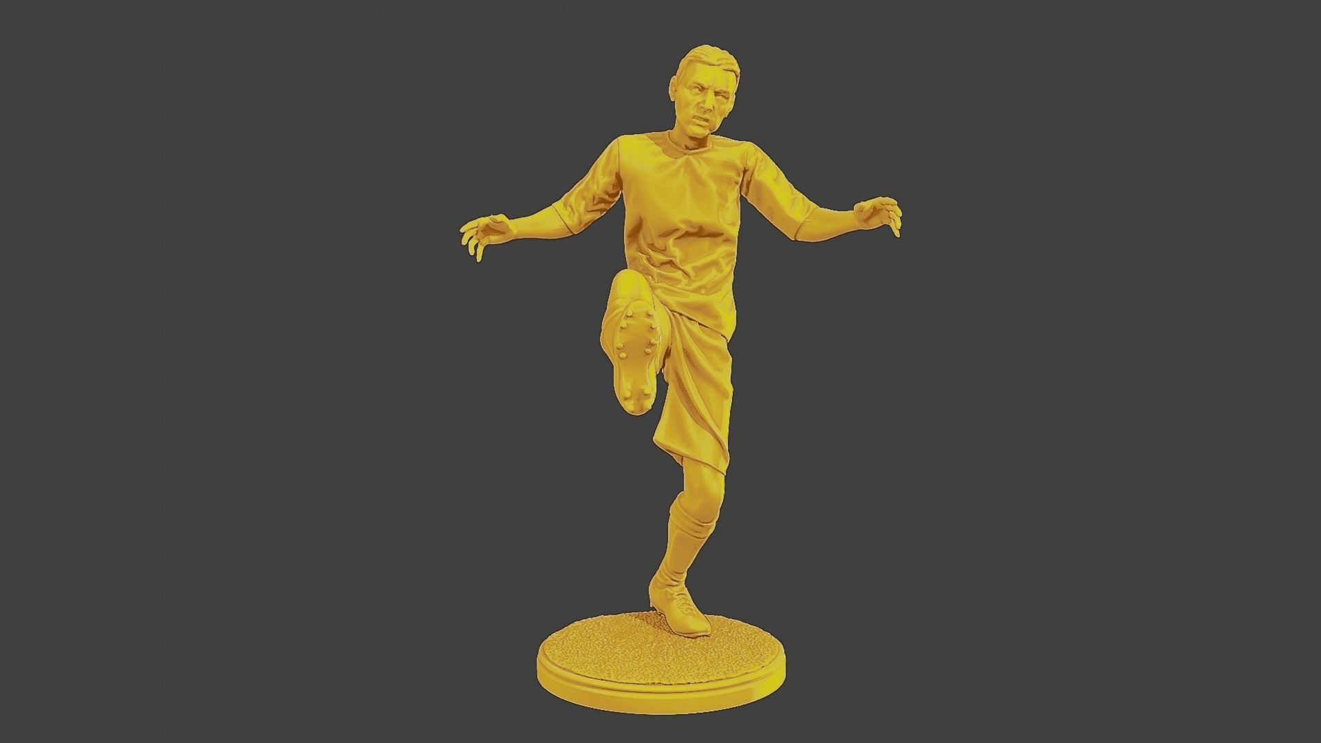 Soccer Player SP 009 3D print model_11