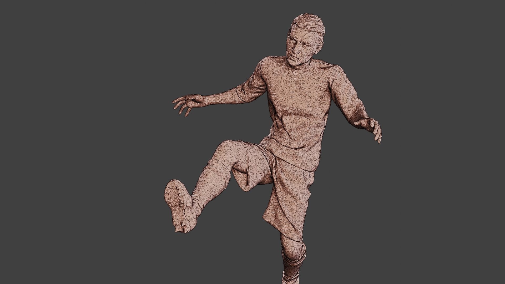 Soccer Player SP 009 3D print model_12
