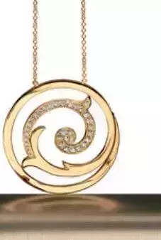 YD288 metal spiral with arrow in middle