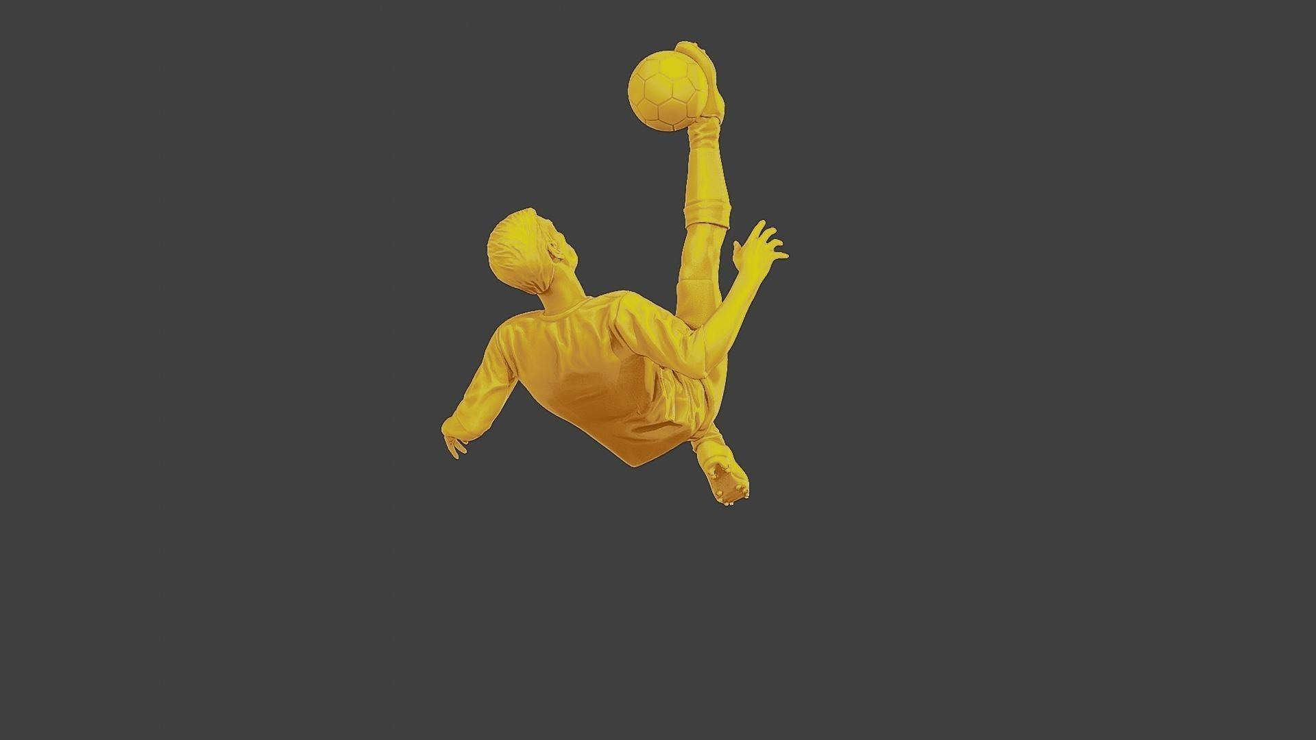 Soccer Player SP 010 3D print model_7