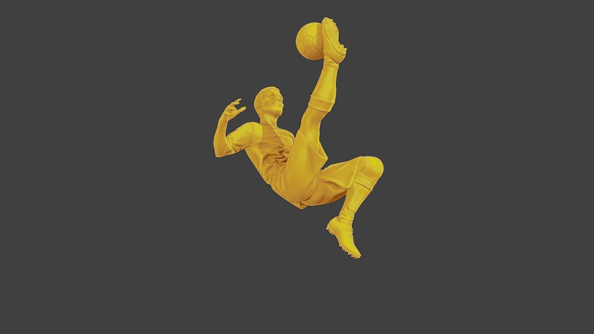 Soccer Player SP 010 3D print model_10