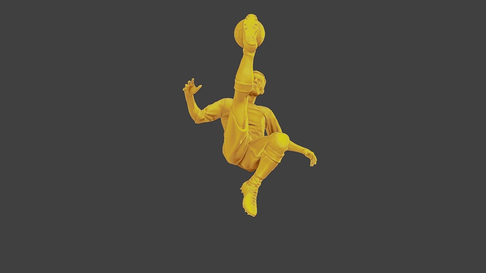 Soccer Player SP 010 3D print model_1