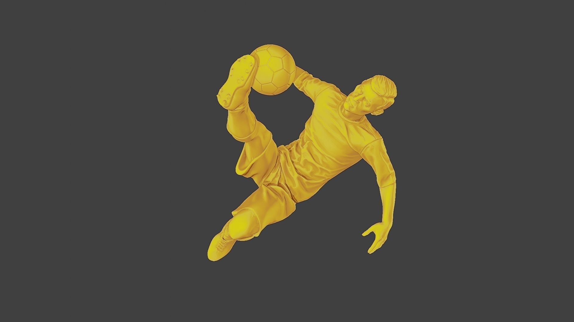 Soccer Player SP 010 3D print model_15