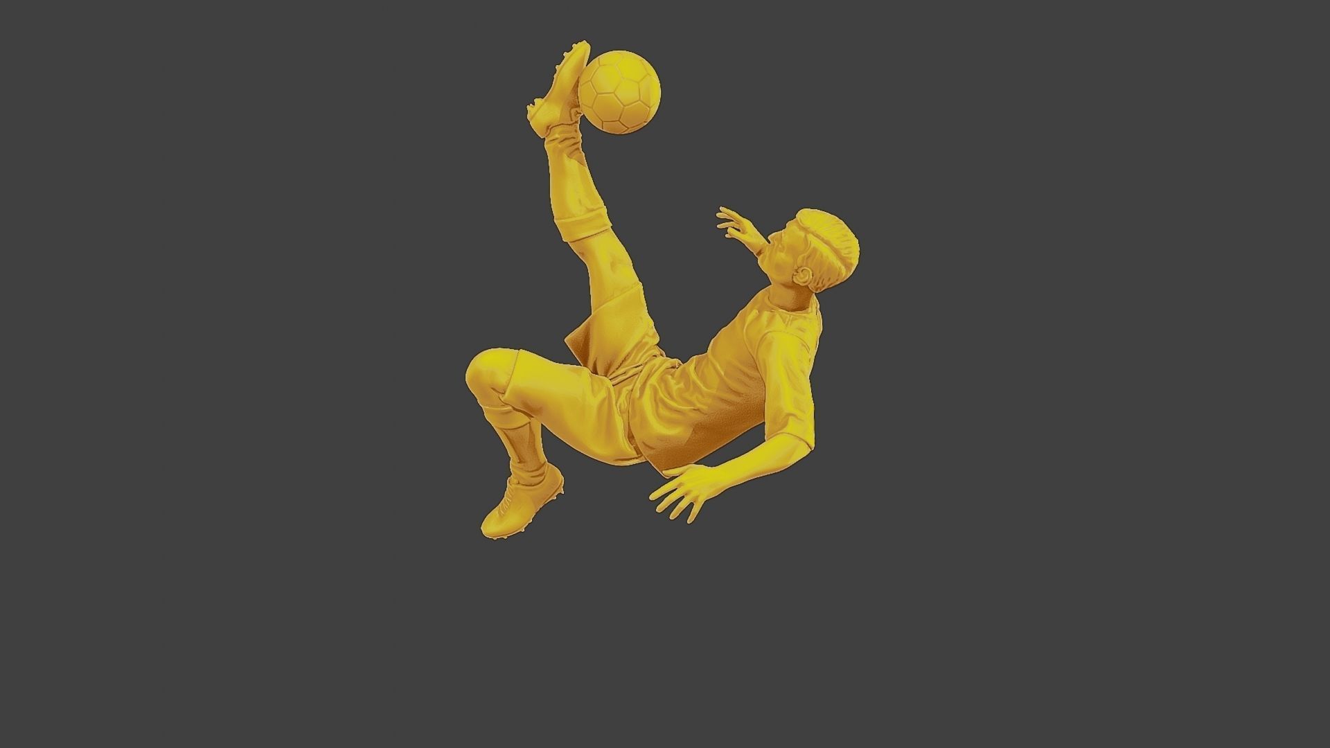 Soccer Player SP 010 3D print model_4