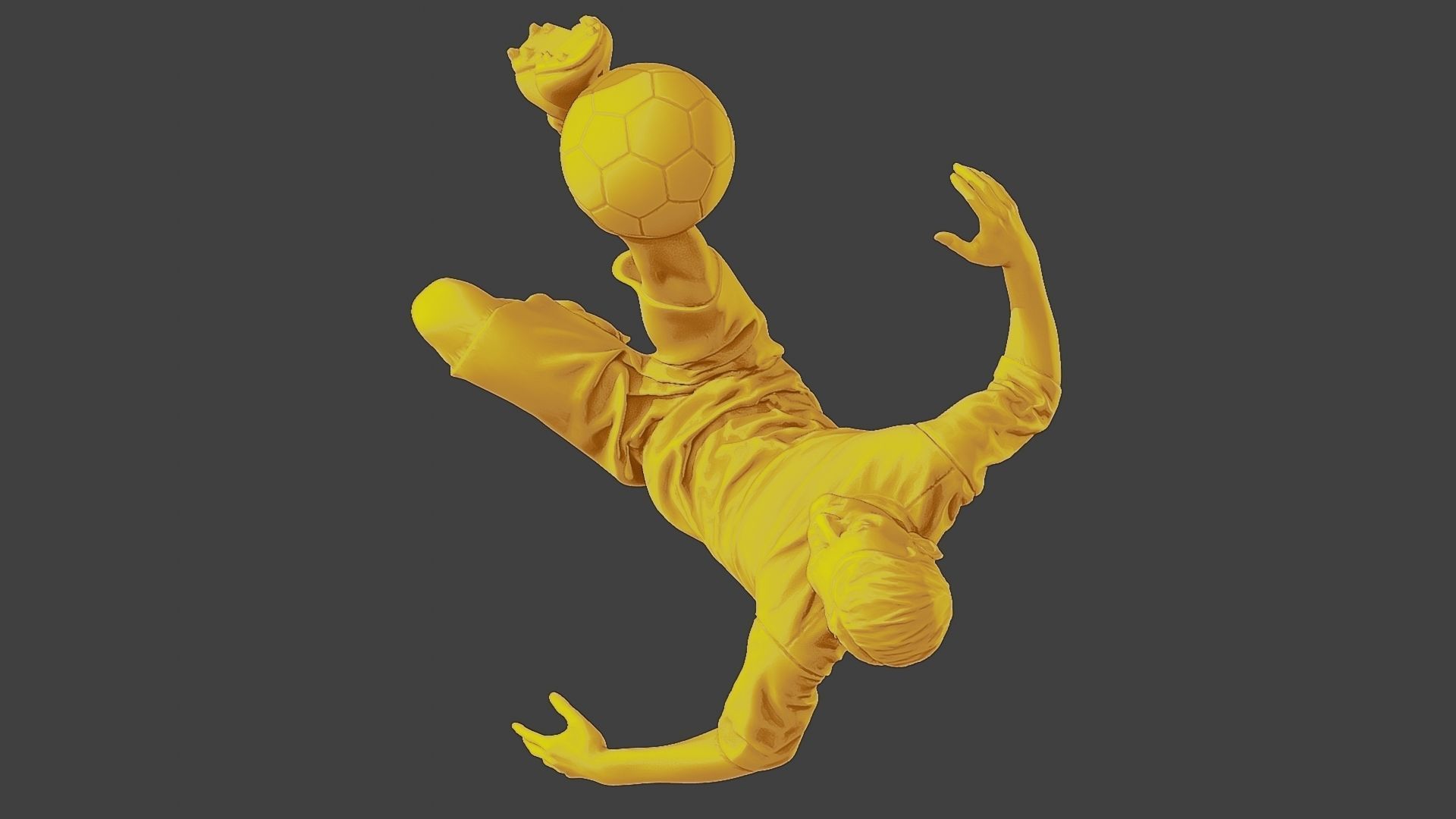Soccer Player SP 010 3D print model_16
