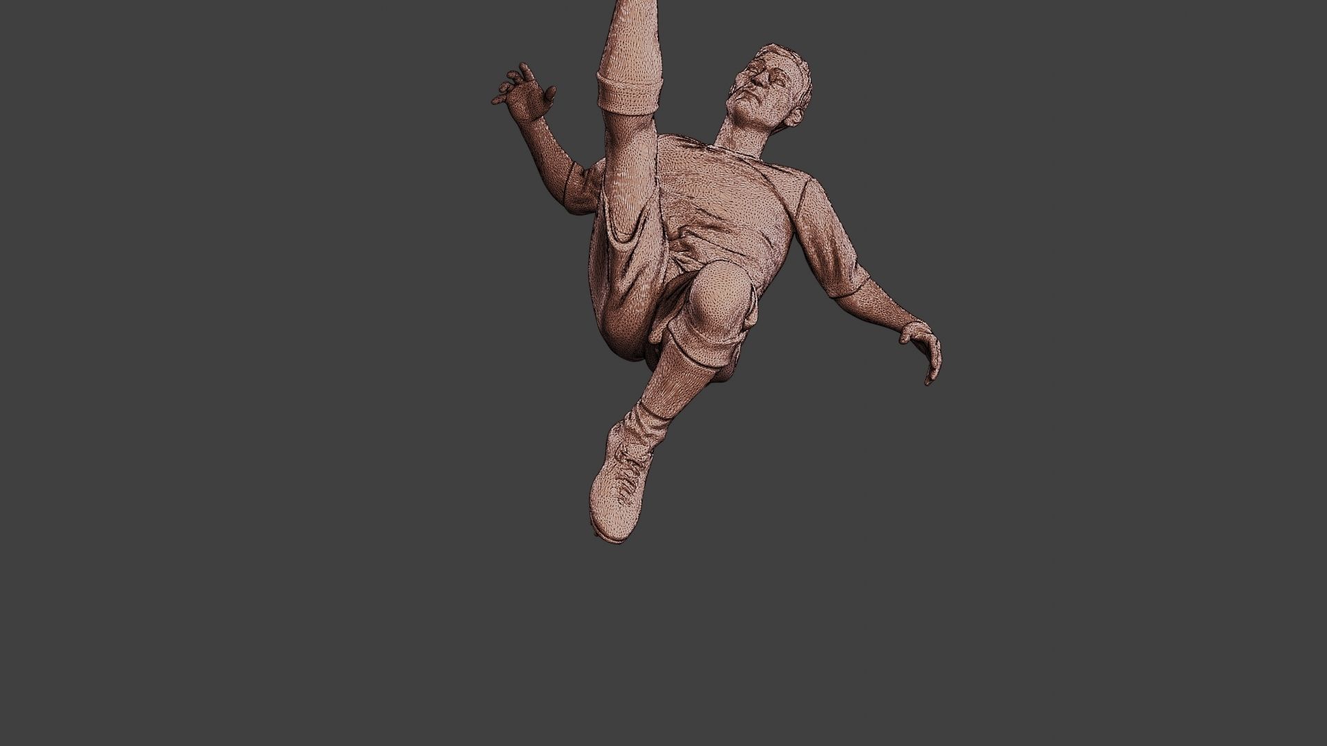 Soccer Player SP 010 3D print model_12