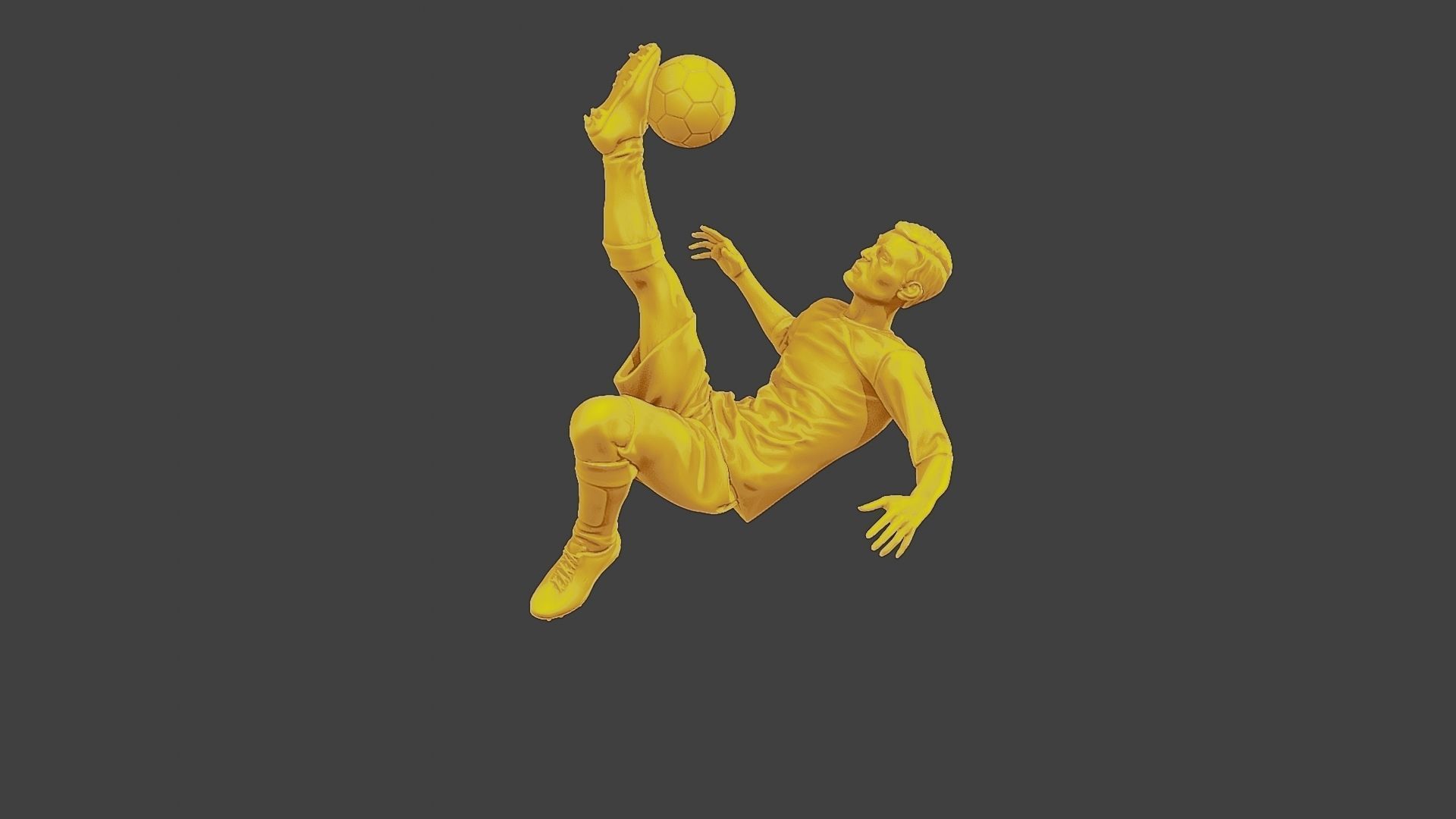 Soccer Player SP 010 3D print model_3