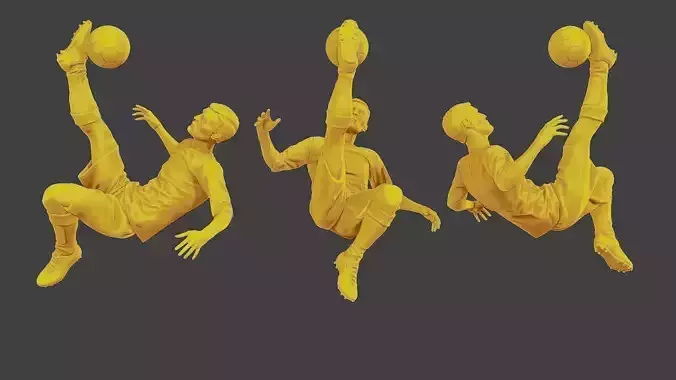 Soccer Player SP 010 3D print model