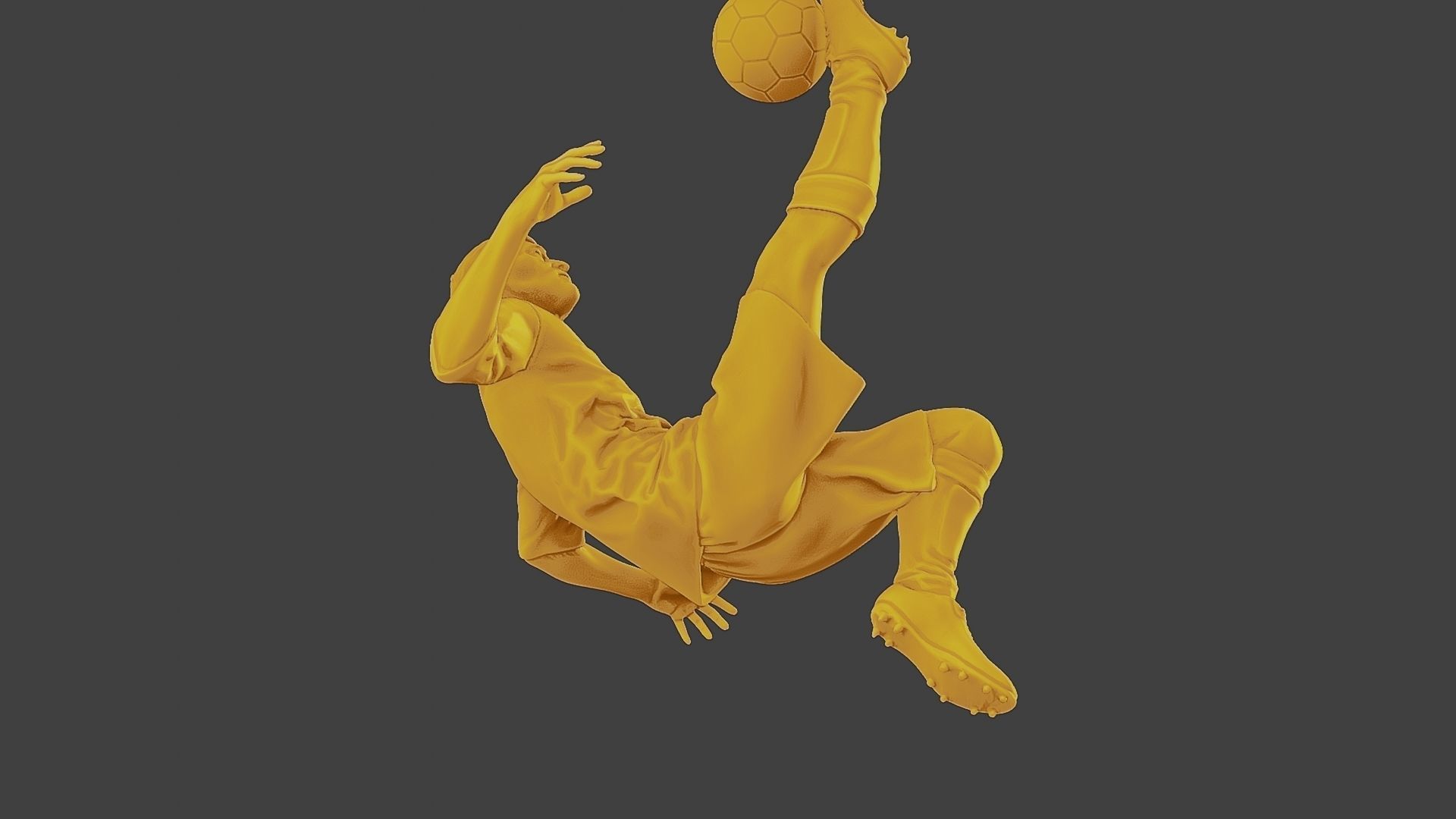 Soccer Player SP 010 3D print model_29