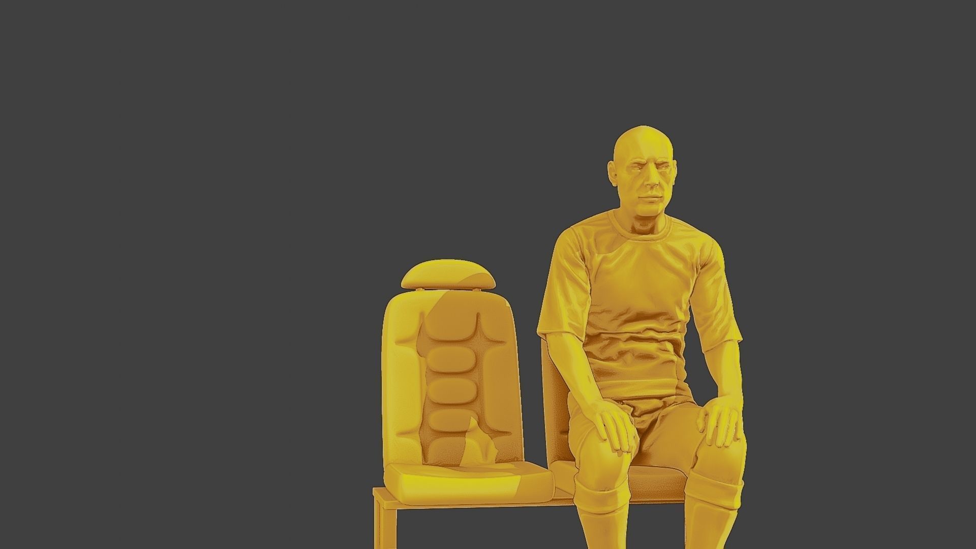 Soccer Player SP 011 3D print model_28