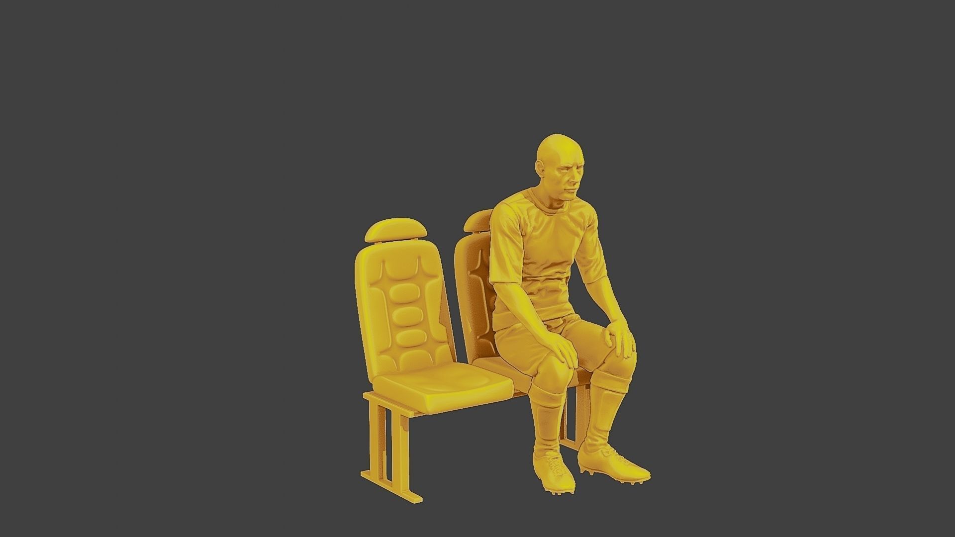 Soccer Player SP 011 3D print model_10