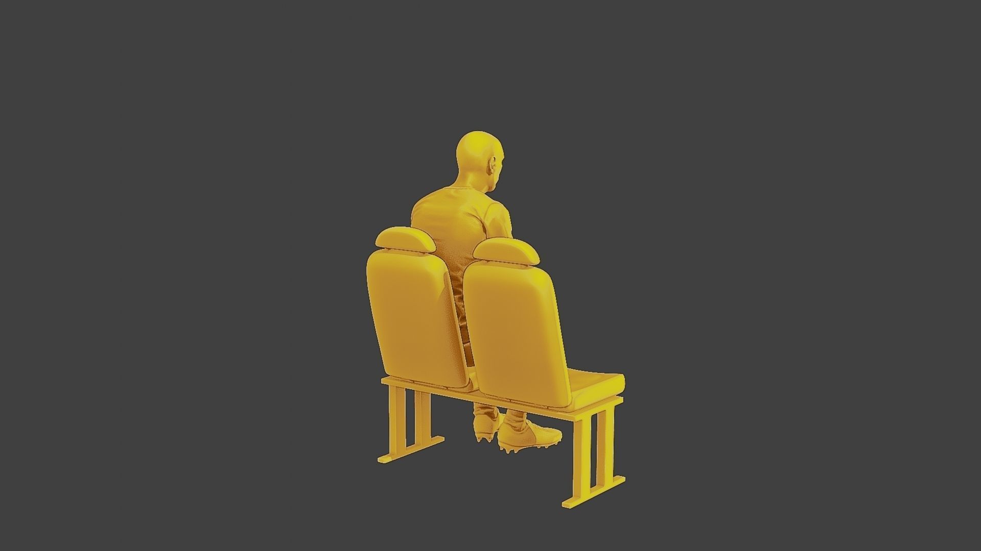 Soccer Player SP 011 3D print model_7