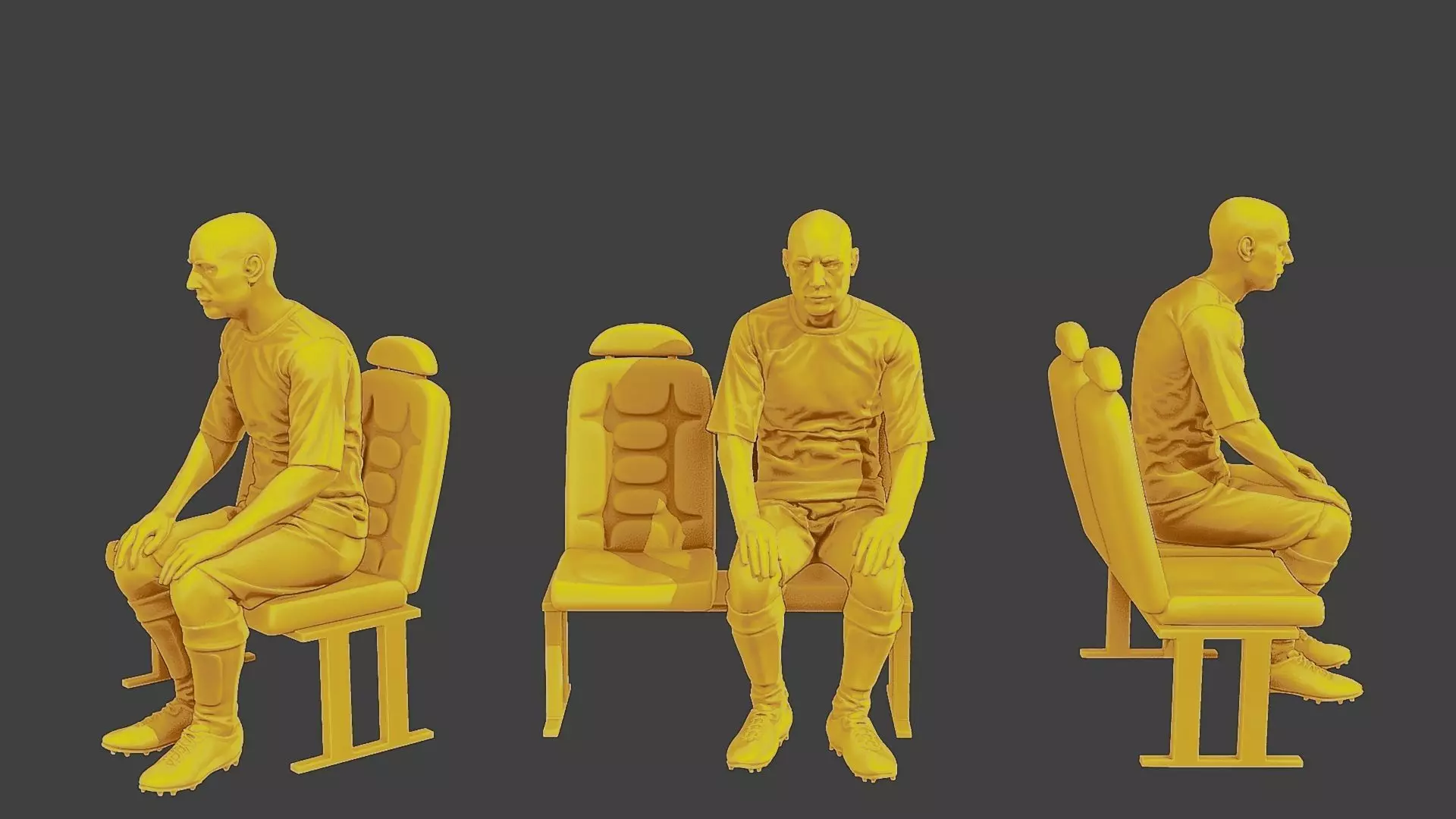 Soccer Player SP 011 3D print model_0