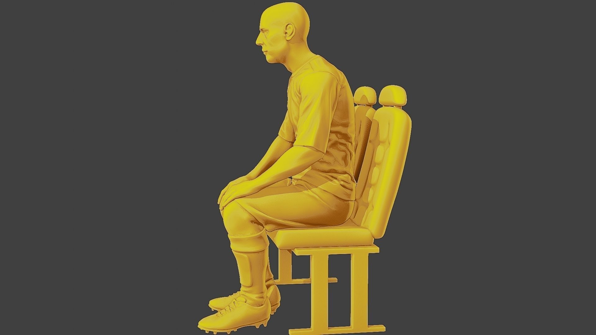 Soccer Player SP 011 3D print model_17