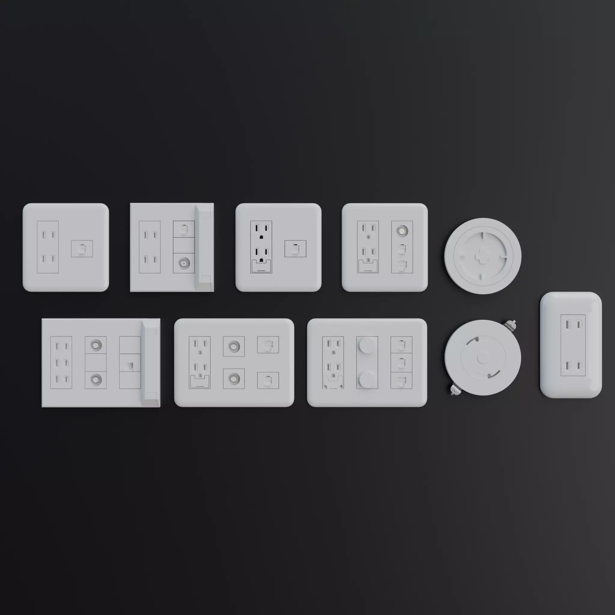 socket power outlet Free 3D model