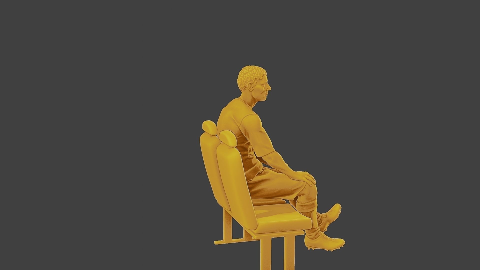 Soccer Player SP 012 3D print model_31