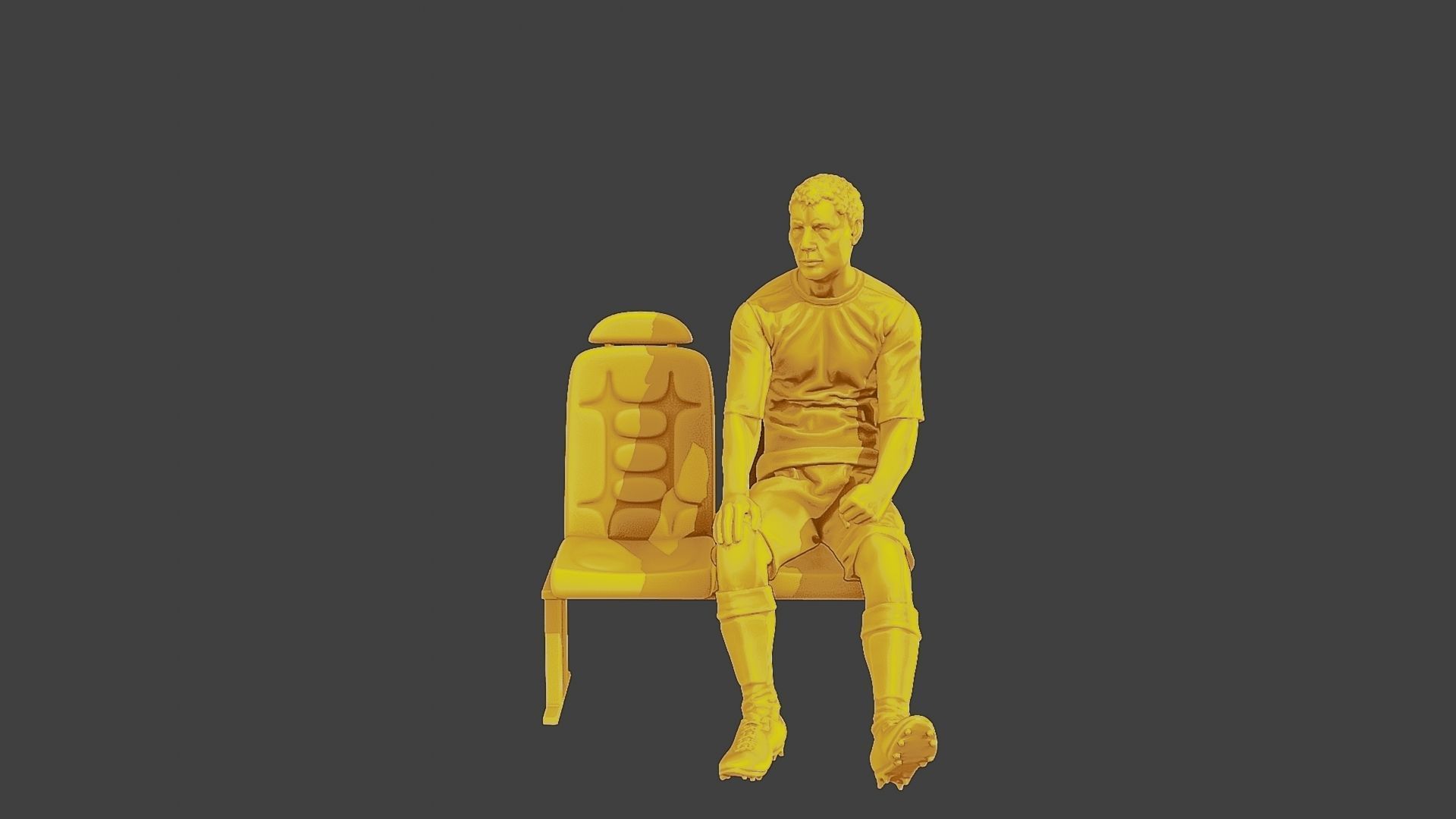 Soccer Player SP 012 3D print model_11
