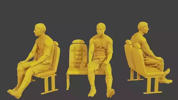 Soccer Player SP 012 3D print model