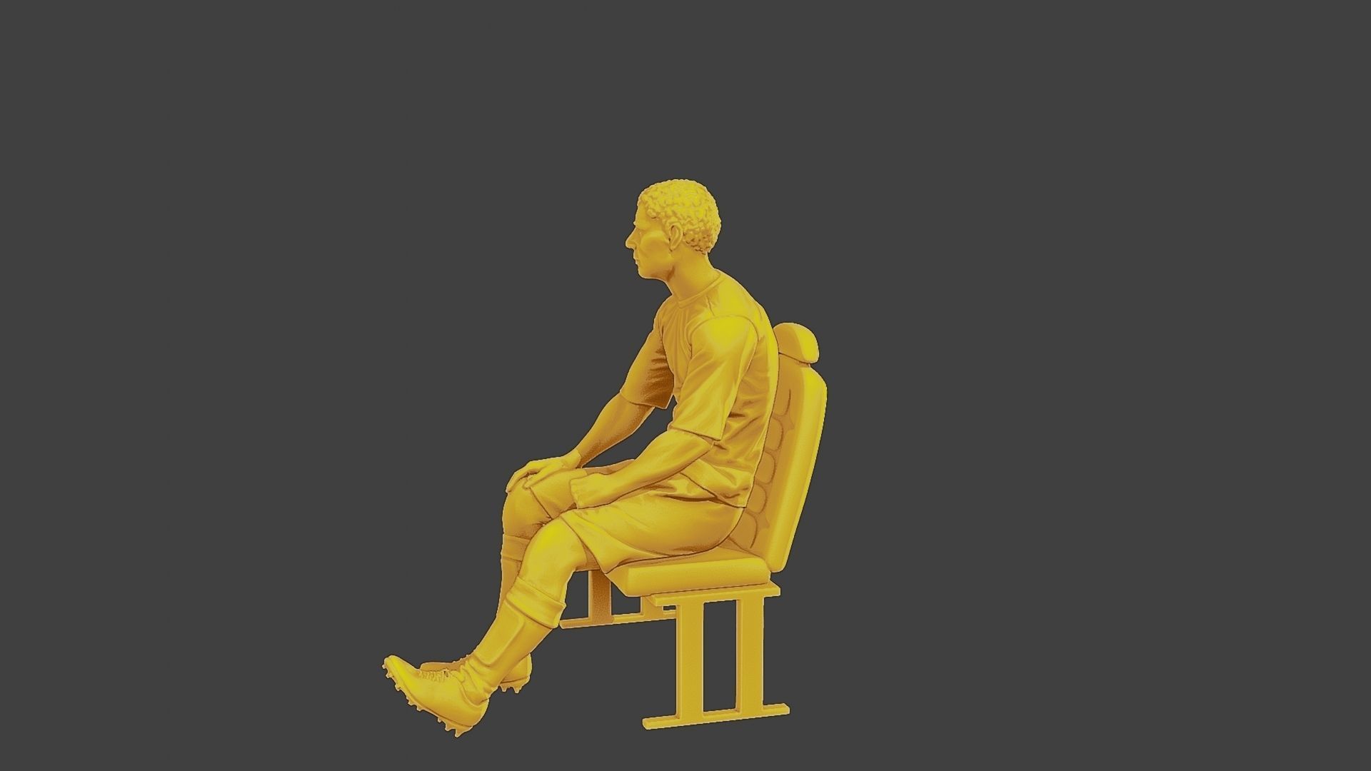 Soccer Player SP 012 3D print model_3