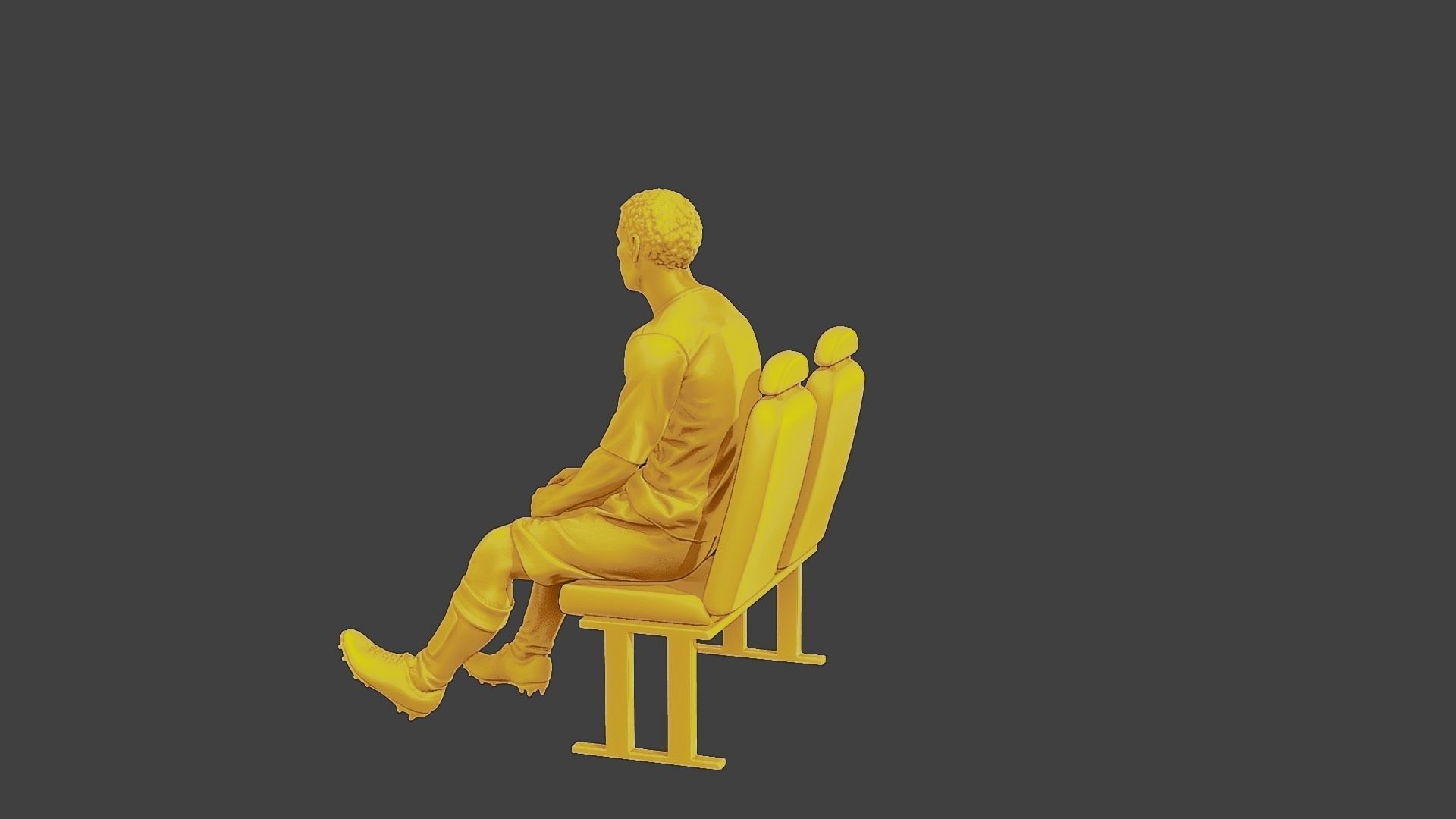 Soccer Player SP 012 3D print model_4