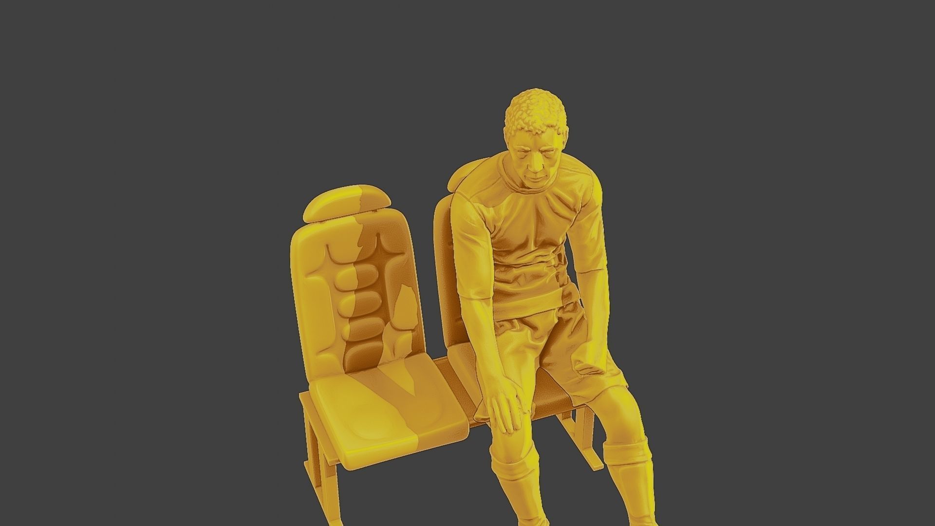 Soccer Player SP 012 3D print model_19