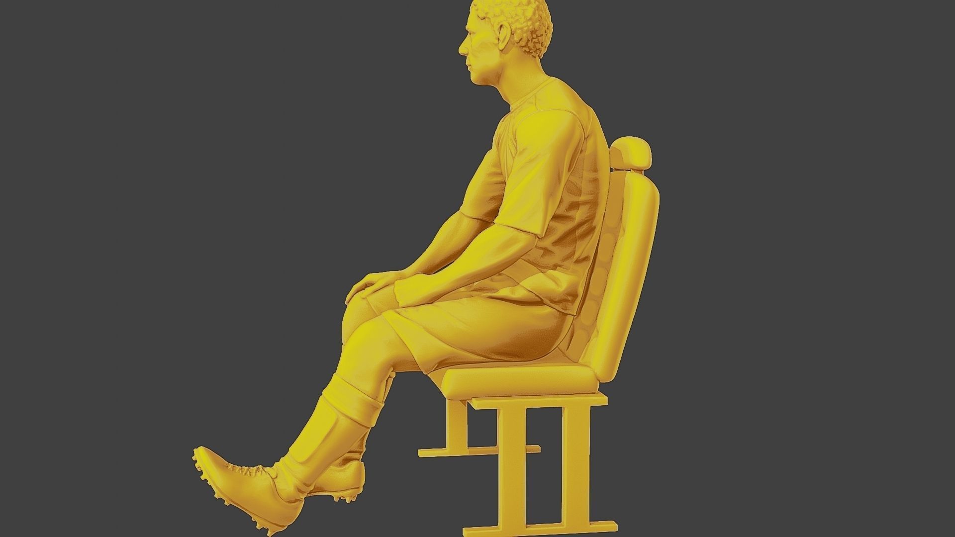 Soccer Player SP 012 3D print model_17