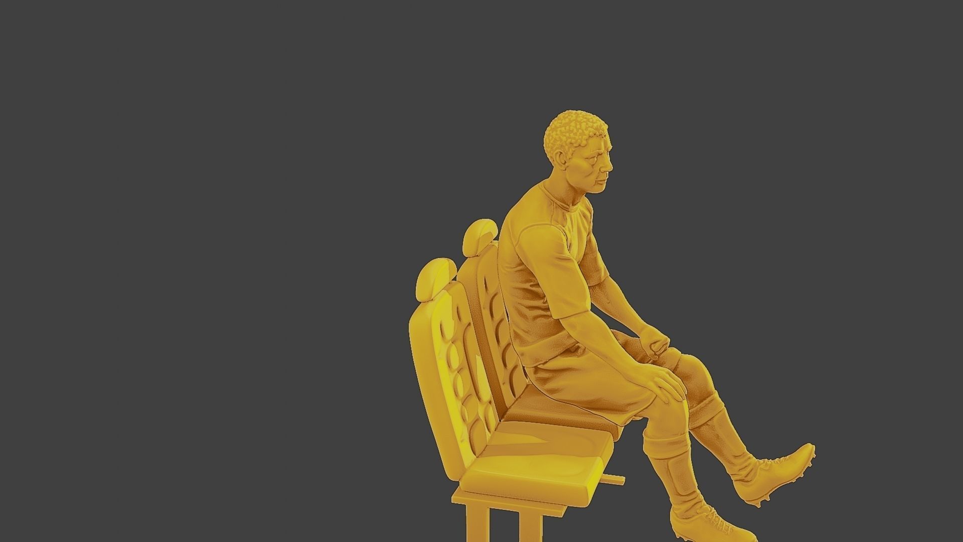 Soccer Player SP 012 3D print model_30